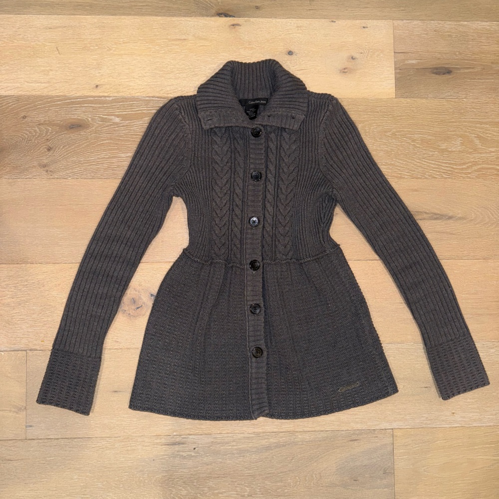 Calvin Klein babydoll sweater